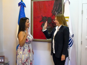 Ministra de Cultura juramenta a la pianista Laura Pimentel como directora del Sistema Nacional de Orquestas Infantiles y Juveniles