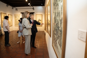 Presentan exposici&oacute;n &ldquo;Pintura tradicional china&rdquo; en el Museo de las Casas Reales