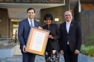 El ministro Roberto &Aacute;ngel Salcedo inaugur&oacute; la Bienal Nacional de Artes Visuales