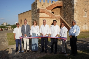 Presidente Luis Abinader inaugura la renovada Fortaleza Ozama