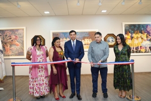 El Ministerio de Cultura inaugura la exposici&oacute;n &lsquo;Luz, Color y Caribe&rsquo;, de la maestra Carolina Cepeda