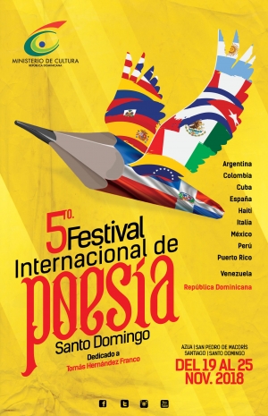 Destacados poetas de Europa, Am&eacute;rica Latina y el Caribe participar&aacute;n en el Festival de Poes&iacute;a Santo Domingo 2018