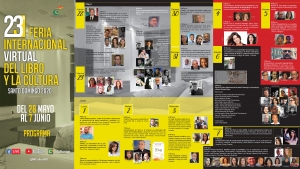 Con la tertulia &ldquo;Literatura y startups: una mirada al futuro&rdquo; arranca el jueves la 23&ordf;. Feria Internacional Virtual del Libro y la Cultura 2020