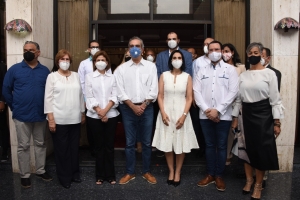 El presidente Abinader visita el Gran Teatro del Cibao