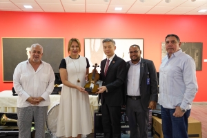 Cultura recibe donativo de instrumentos musicales por parte de la Rep&uacute;blica Popular China