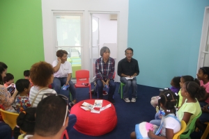 Pabell&oacute;n Infantil ejecuta novedoso programa did&aacute;ctico en 21a Feria Internacional del Libro Santo Domingo 2018