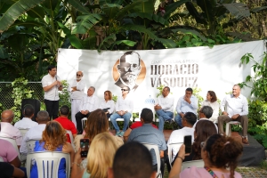 Roberto &Aacute;ngel Salcedo visita Tamboril, Villa V&aacute;squez y Esperanza